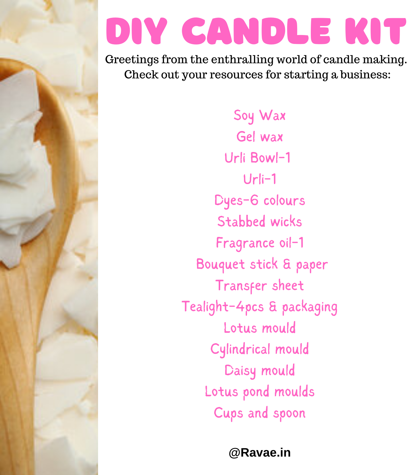 Spring Special Candle workshop