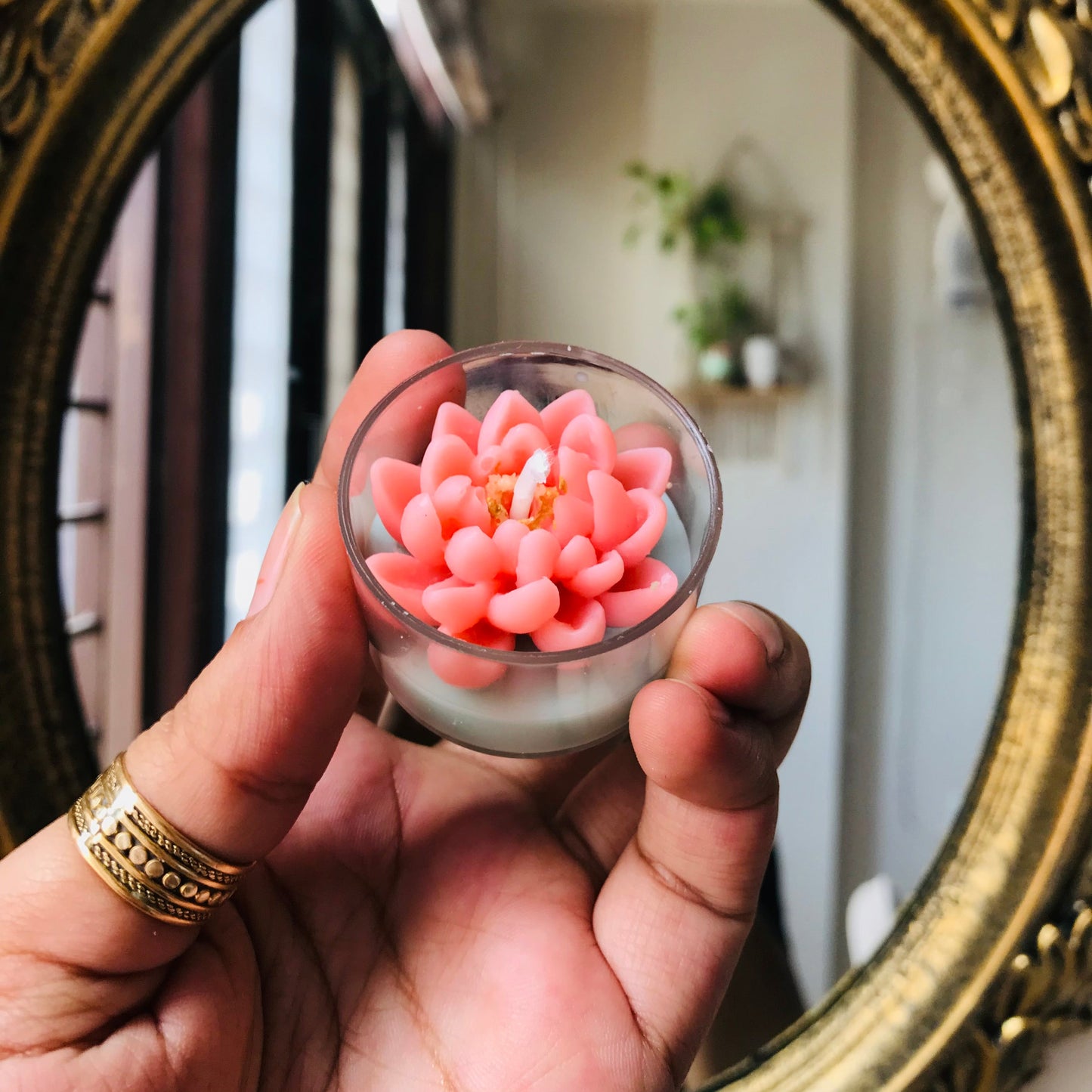 Mini Lotus Pond Tealights Set