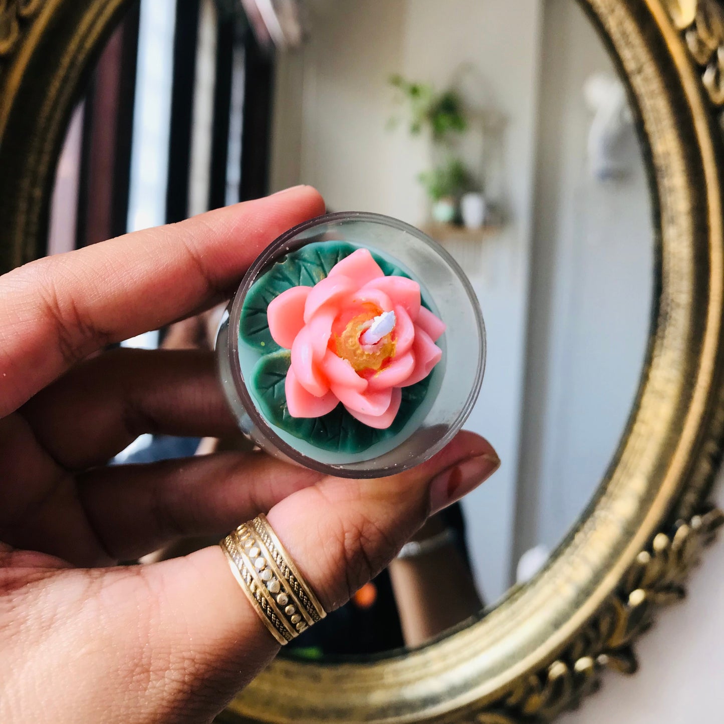 Mini Lotus Pond Tealights Set