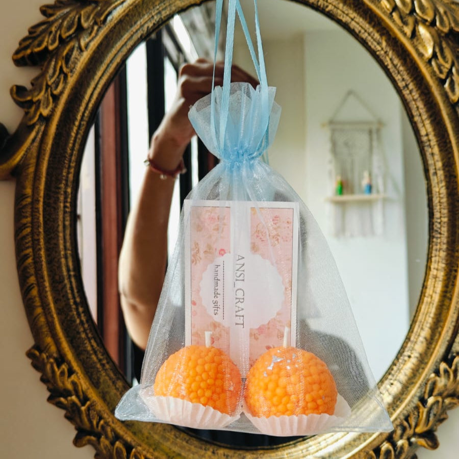 Motichoor laddu candle