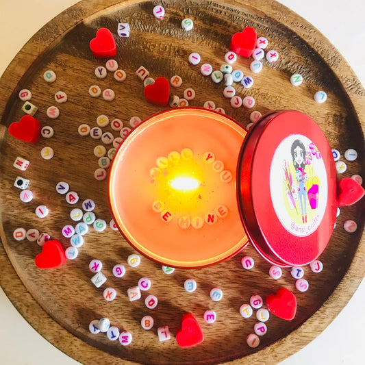 Secret Message Candle