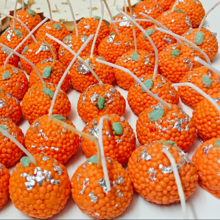 Motichoor laddu candle