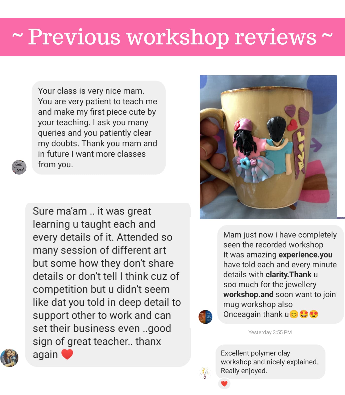 3D Mug workshop