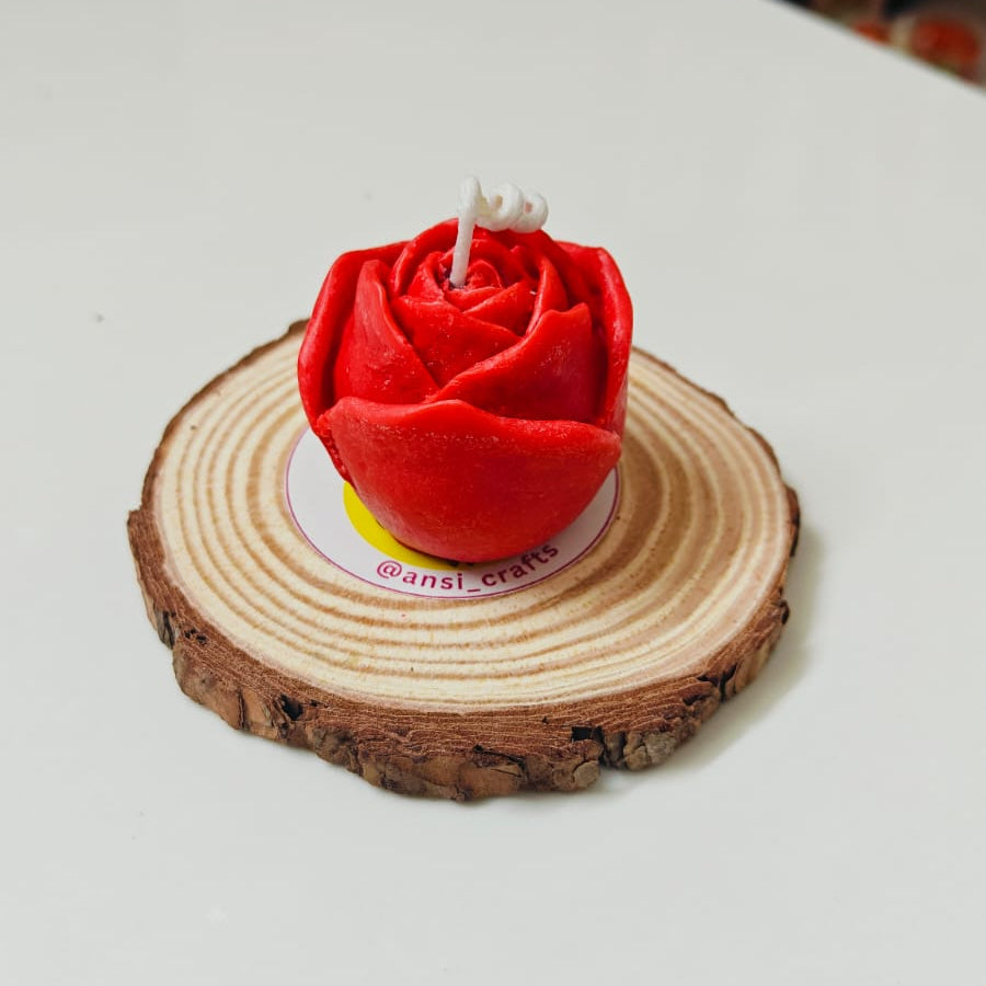Blooming Rose candle