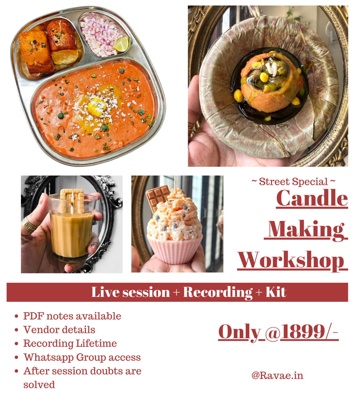 Street Food Special Candle workshop