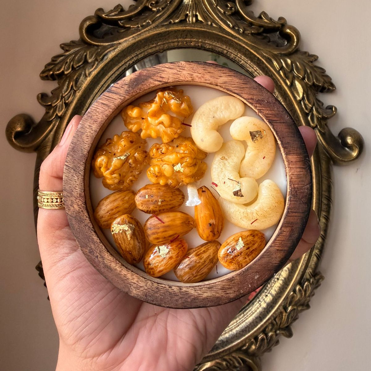 Dryfruits Bowl Candle