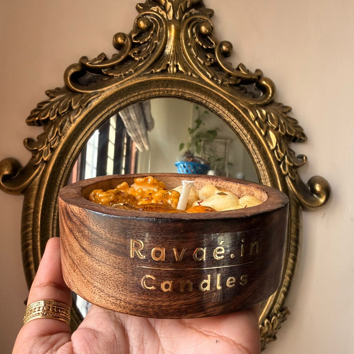 Dryfruits Bowl Candle