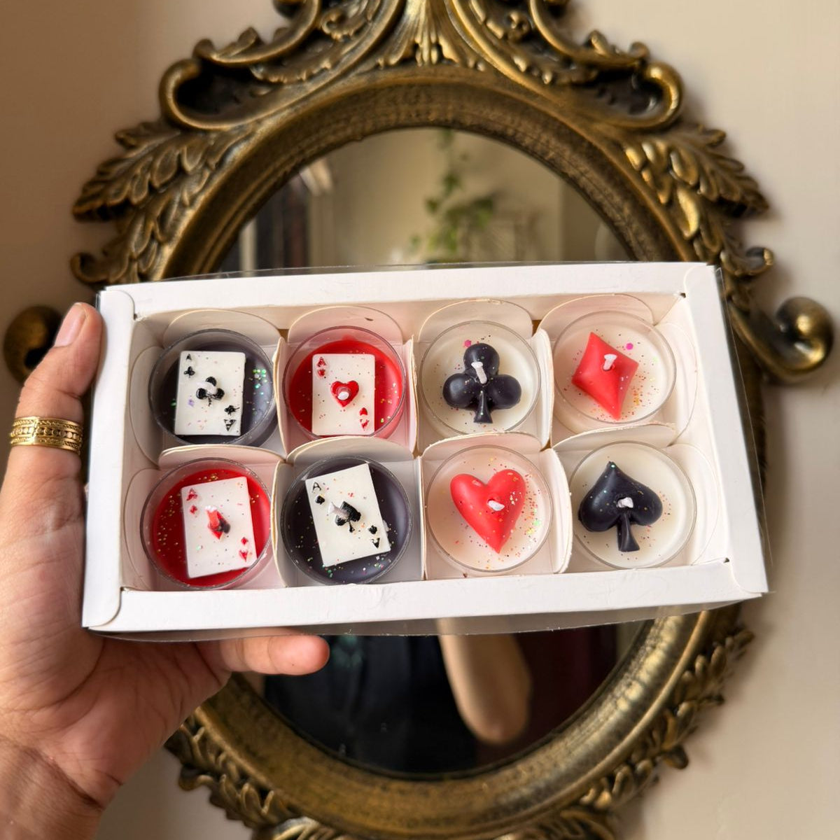 Poker Cards Tealight