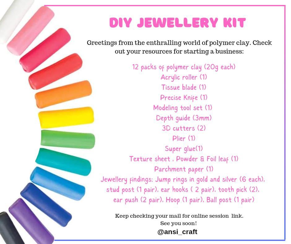 Polymerclay Jewellery workshop